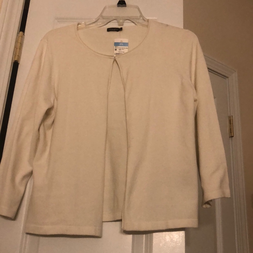 J McLaughlin crew NK cardigan size M with tags